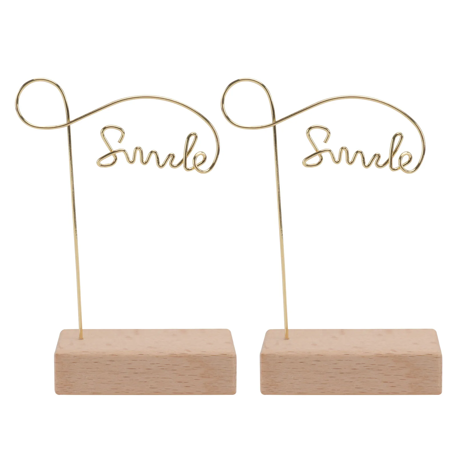 

2 Pcs Earrings Jewelry Rack Necklace Stand Holder Stainless Steel Elegant Shape