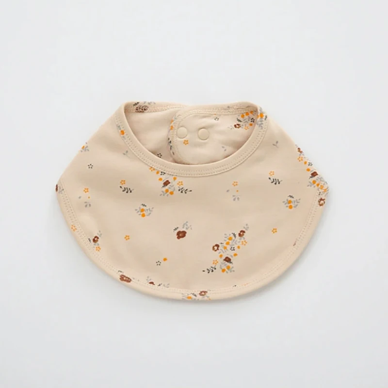 New Cotton Double Sided Printing Baby Bibs Cute Infant Bib Newborn Burp Cloths for Kids Boys Girls Soft Feeding Saliva Towel