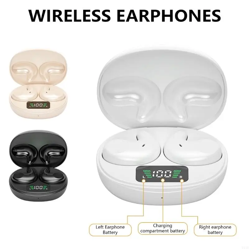 Y1AE Ergonomic Sleep Headphone, Bluetooth-compatible 5.3, In Ear Noise Isolation, Invisible Feel, Long Battery Life for Peaceful