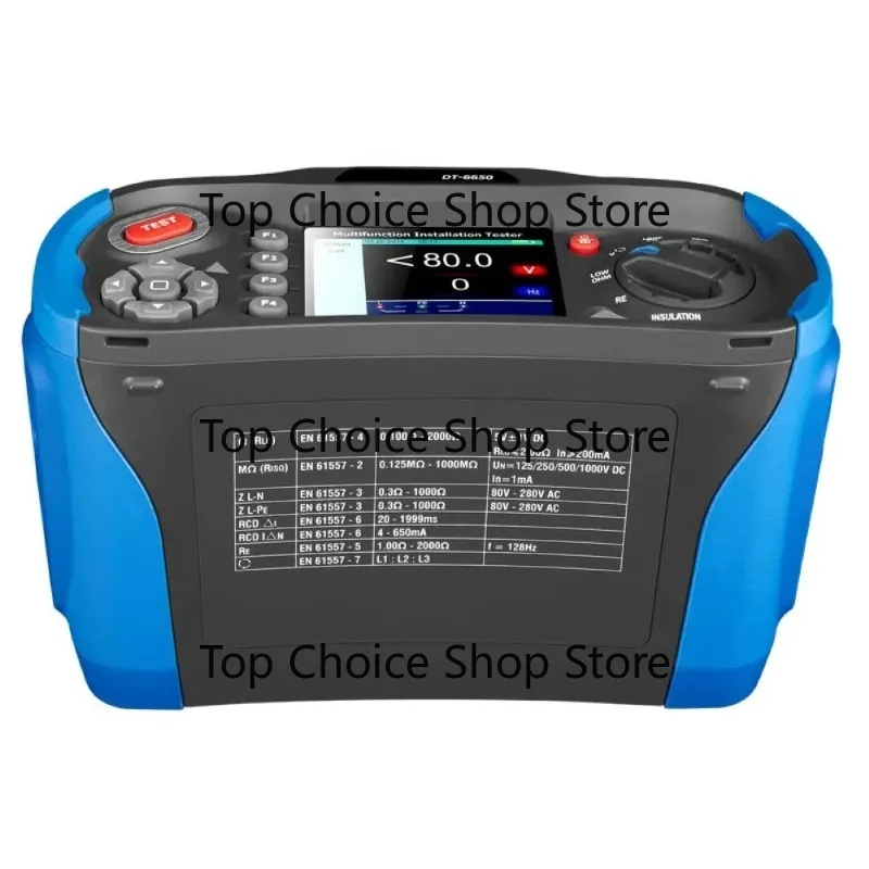 RCD PFG, PSC Testing, Multifunction Electrical Safety Installation Tester Insulation, Low OHM, Continuity, LOOP Resistance