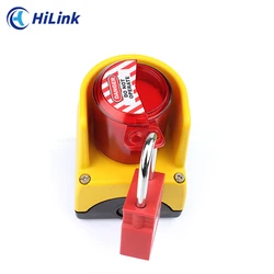 Exclusive Design Cylindrical Rotatable Safety Emergency Stop Button Switch Lockout For Block Access