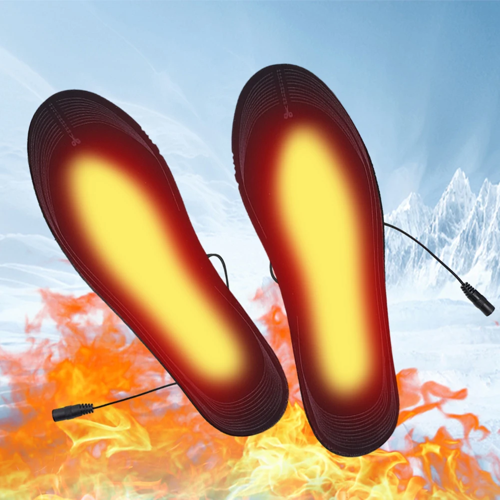 للجنسين النعال تسخين كهربائي كوتابل للغسل قابلة للشحن النعال الحرارية لفصل الشتاء الصيد المشي لمسافات طويلة التخييم #2