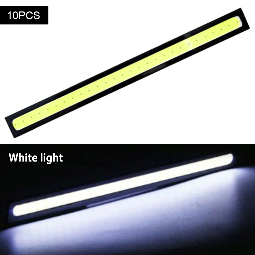 

10PCS/Set Car LED Light Strip COB Daytime Running Light DC10V-12V Waterproof Fog Light 170 mm