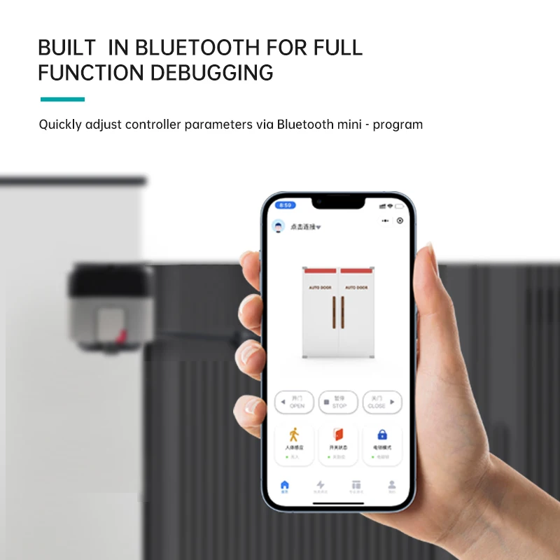 CMD-H9 مشغل بوابة متأرجحة كهربائية ذكية ثقيلة مقاومة للماء فتاحة بوابة متأرجحة أوتوماتيكية للمرآب الصناعي في الهواء الطلق