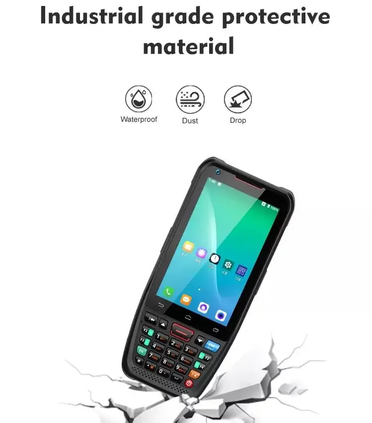 barcode rugged android pda android avec lecteur code barres avec symbole warehouse handheld pda  inventory management software