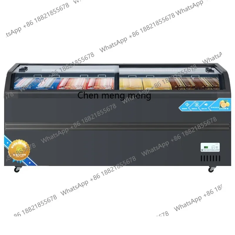 M85 Freezer Commercial Display Cabinet Combination Cabinet Refrigeration Freezing Fresh Large Capacity Island Cabinet