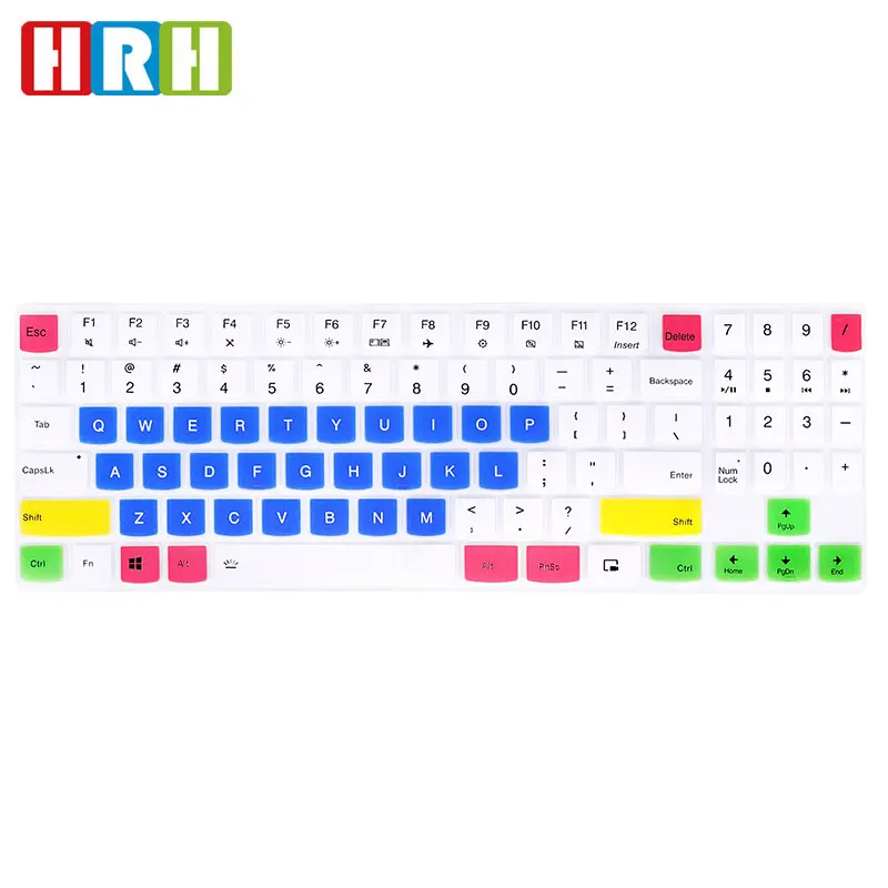 HRH Colorful design keyboard coverfor 15.6