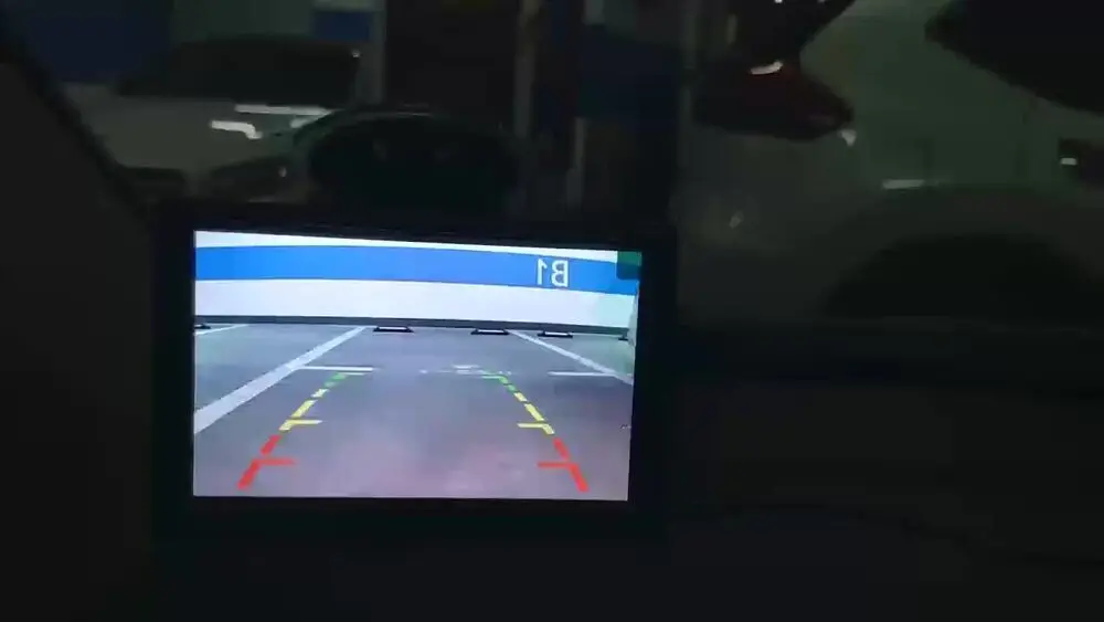 شاشة TFT LCD مقاس 5 بوصات DIY لكاميرا ركن السيارة ذات الرؤية الخلفية العكسية #6