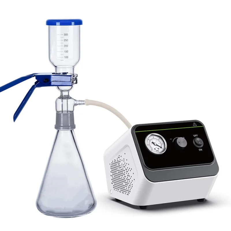 IKEME Lab Diaphragm Vacuum Pump 15L/20L/min Positive And Negative Pressure Pump Laboratory Suction Pump Oil-Free Pump 220V