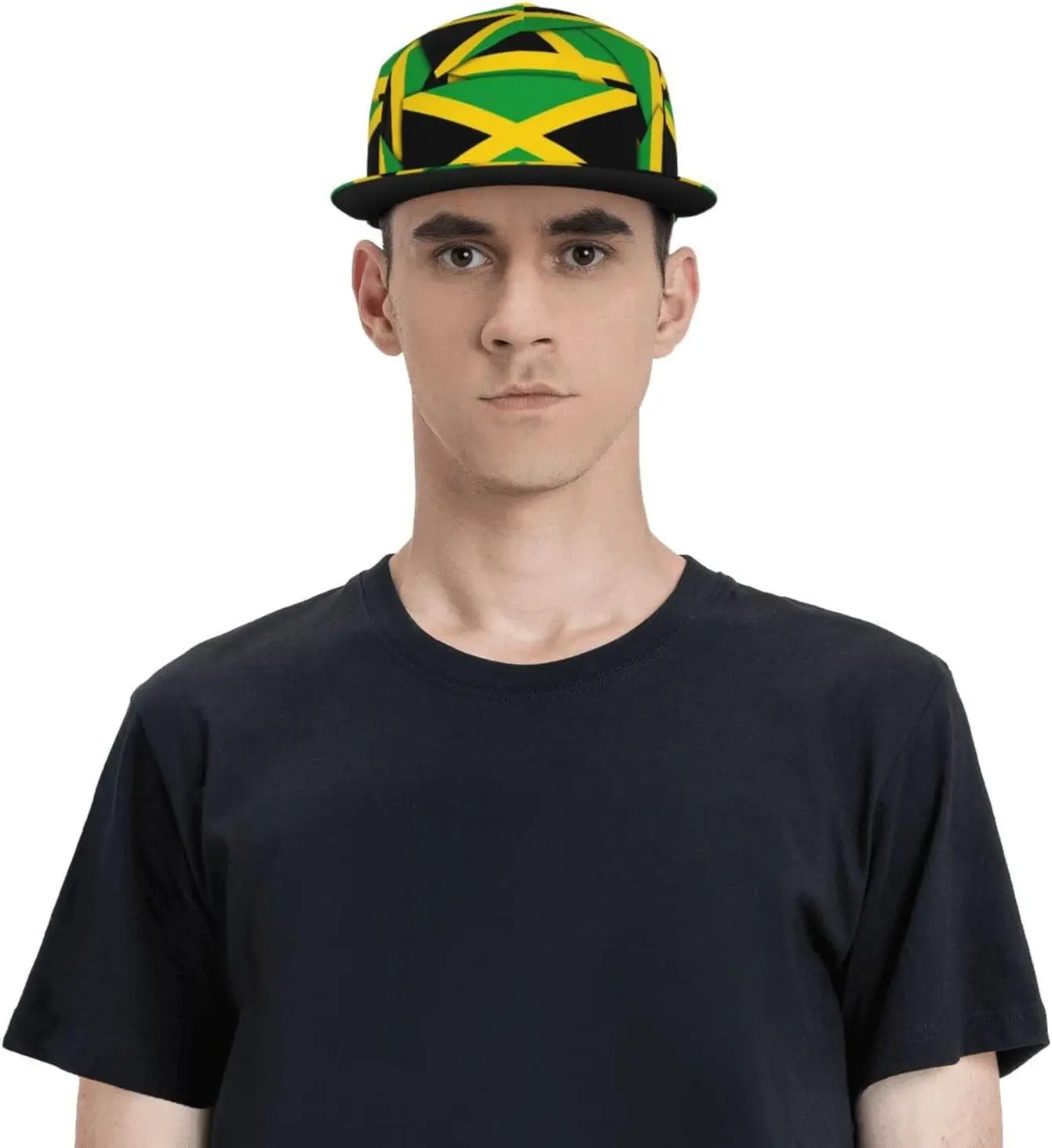 Funny Jamaican Flag Baseball Cap Workout Hats with Adjustable Strap for Men & Women Dad Hat Snapback Hat