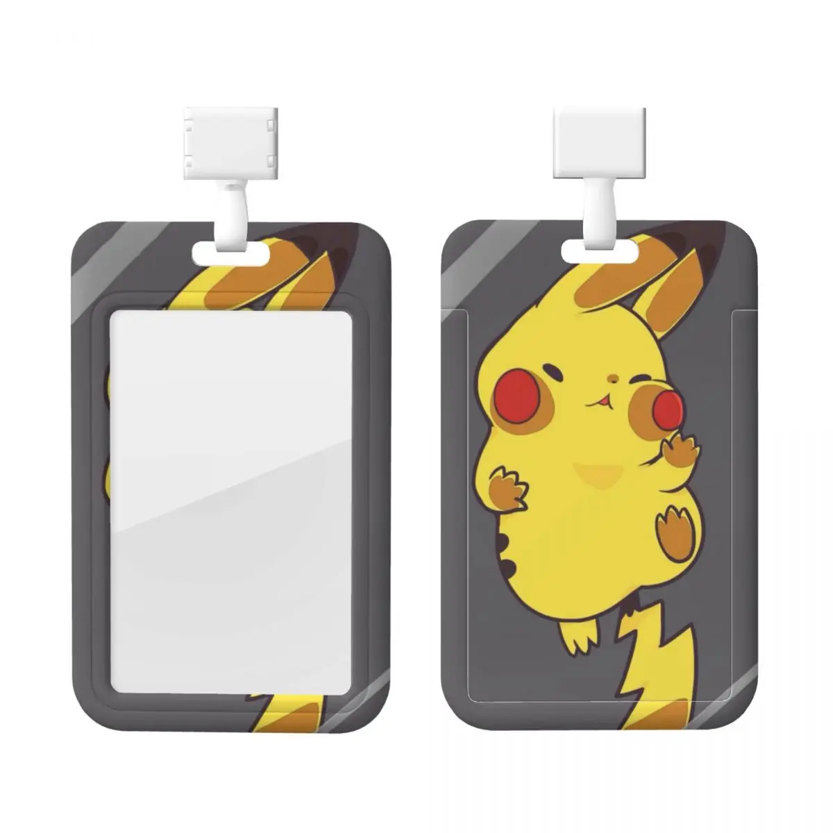 

Custom Bikachus ID Badge Holders School Card Holder Unisex Students Series Games Neck Lanyard for Credit Card Holders Neck Strap
