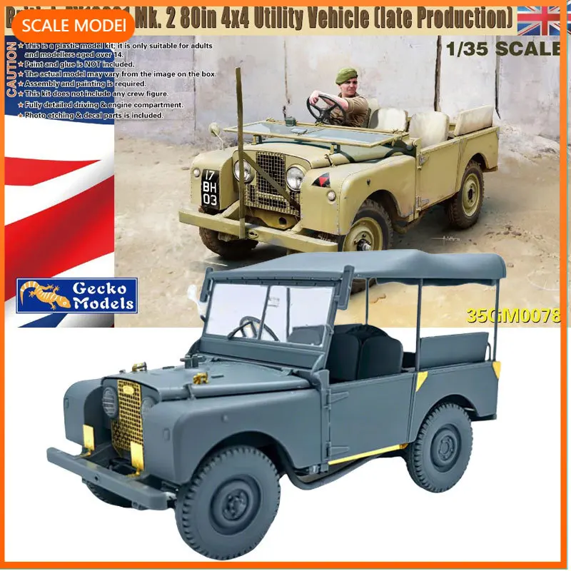 

1/35 Gecko model model building kits 35GM0078 British FV18001 Mk.2 80in 4x4 Utility Vehicle (late production)