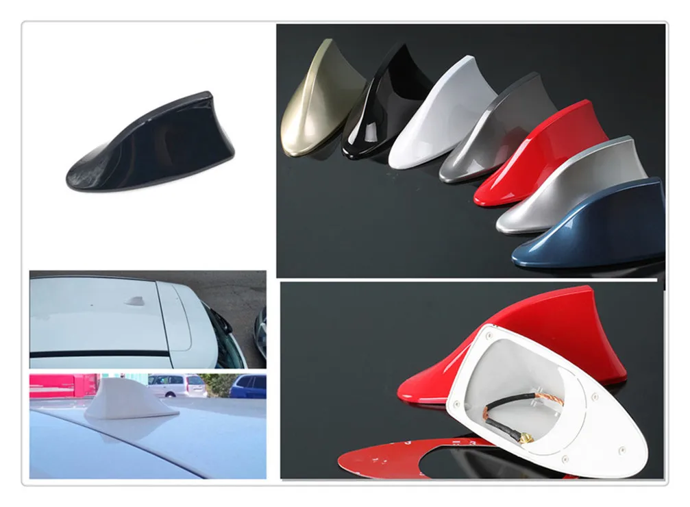 Car shape shark fin signal radio roof tail antenna modification for Volkswagen vw Tuhuan 1.4T Touareg2 New Beetle Passat B6