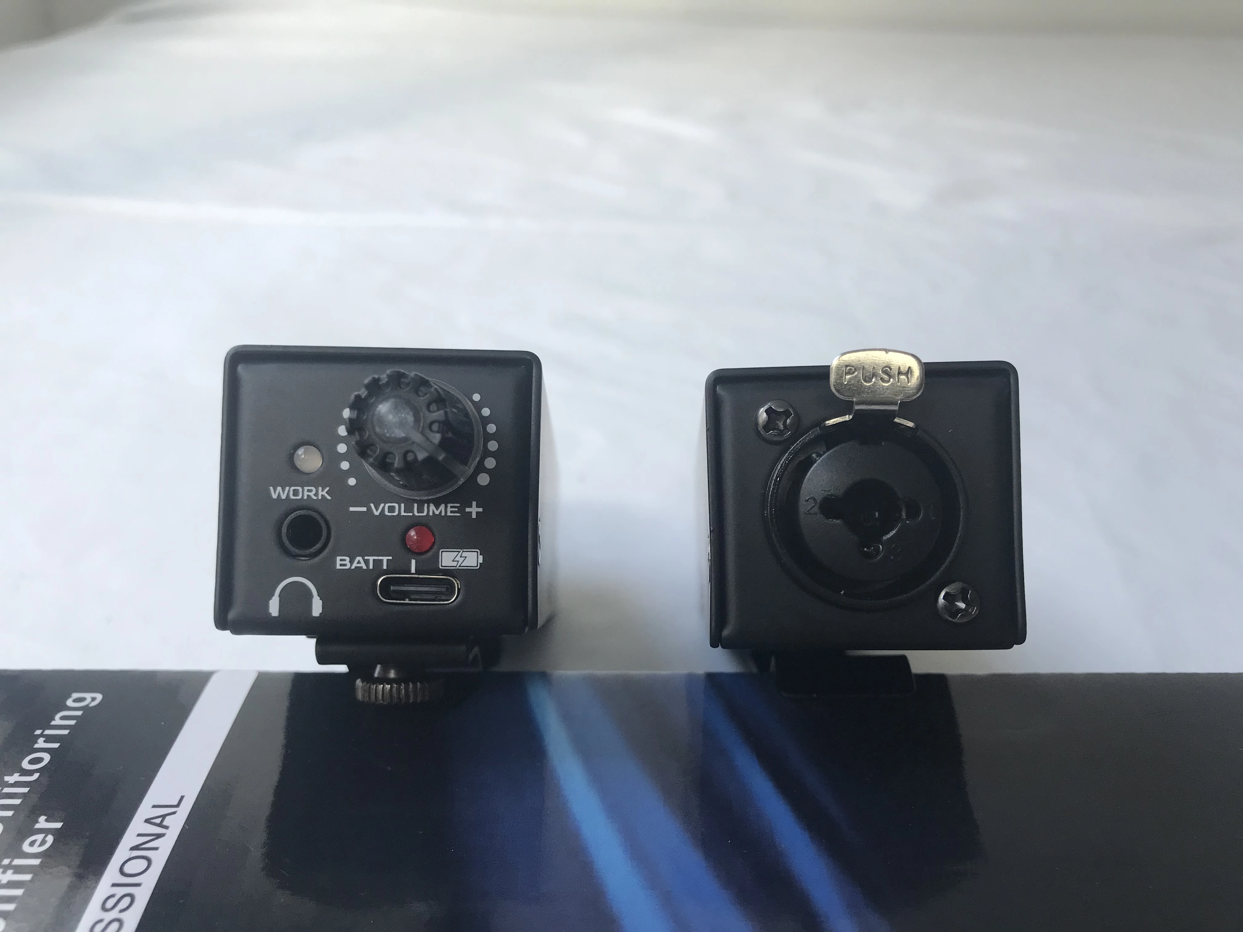 Portable personal In ear Monitor Amplifier Headphone Amplifier with XLR and TRS Input 3.5mm Output In-Ear Monitor Amplifier