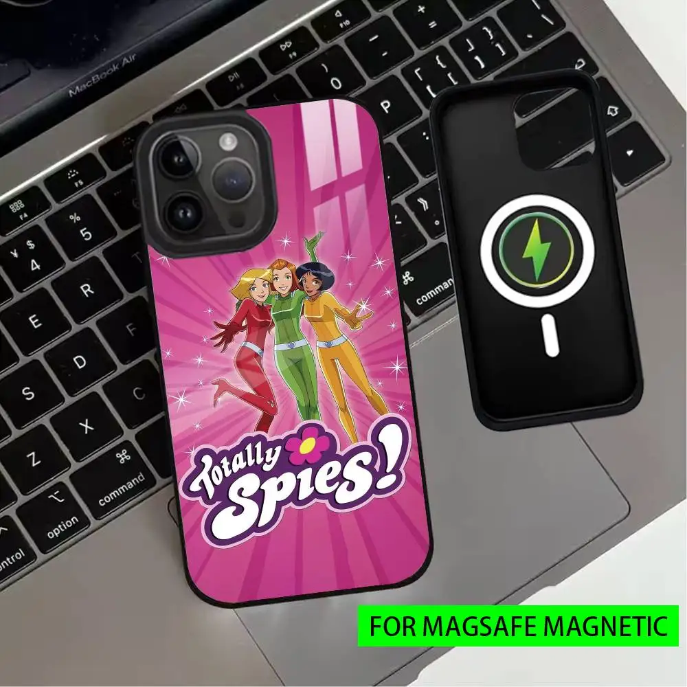 Cool gIrl T-Totally S-Spies Phone Case For iPhone17,16,15,14,13,12,11 Plus,Pro Magnetic with Magsafe Wireless Charging