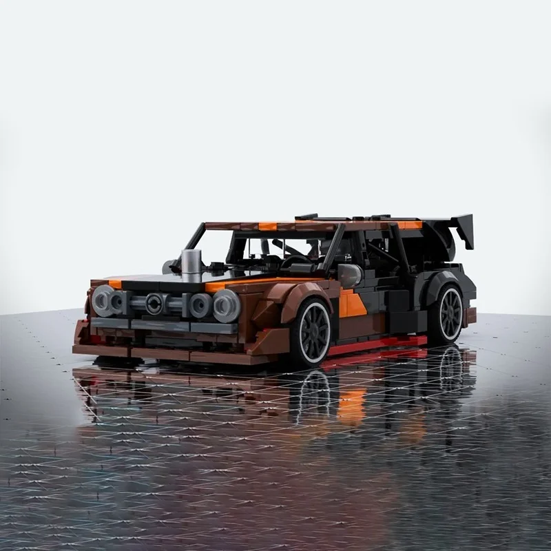 494 Uds MOC Mercedesesed Benz humo negro LTD modelo bloques de construcción arquitectura regalos de navidad idea educación ladrillo juguete niños