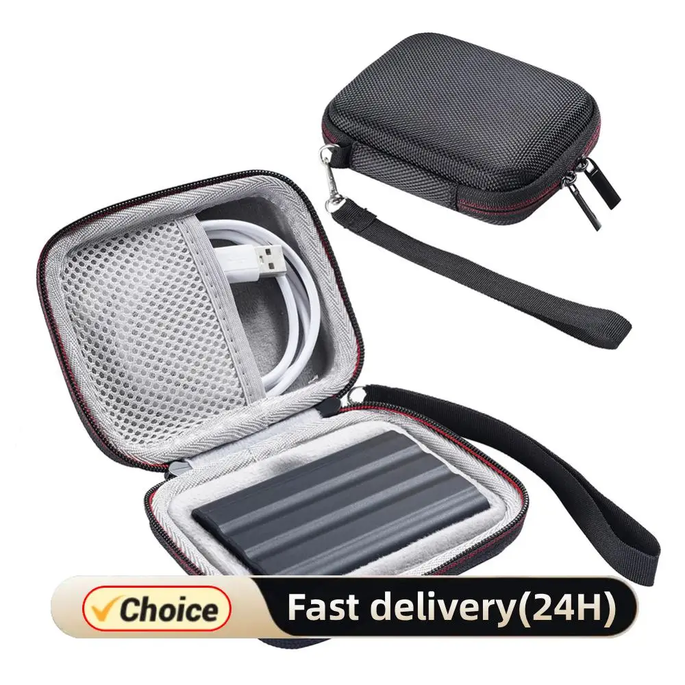 

EVA Hardshell Case Anti-Scratch External Hard Drive Bag Protective Travel Case for Samsung T7 Shield/T9 4TB/2TB/1TB Portable SSD
