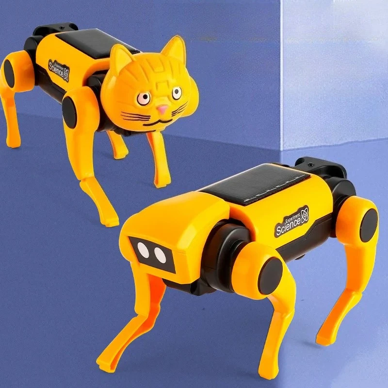 

Solar Powered Robot Dog Science Experiment Kits Puppy for Kids DIY Robot Kit Assembly Educational Stem Toys Children Gifts ﻿