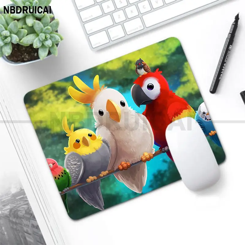 Tier Vogel Papagei Animation Verdickt Maus Pad Gaming Tastatur Tisch Matte Büro Liefert Zimmer Dekor Für PC Computer Tisch