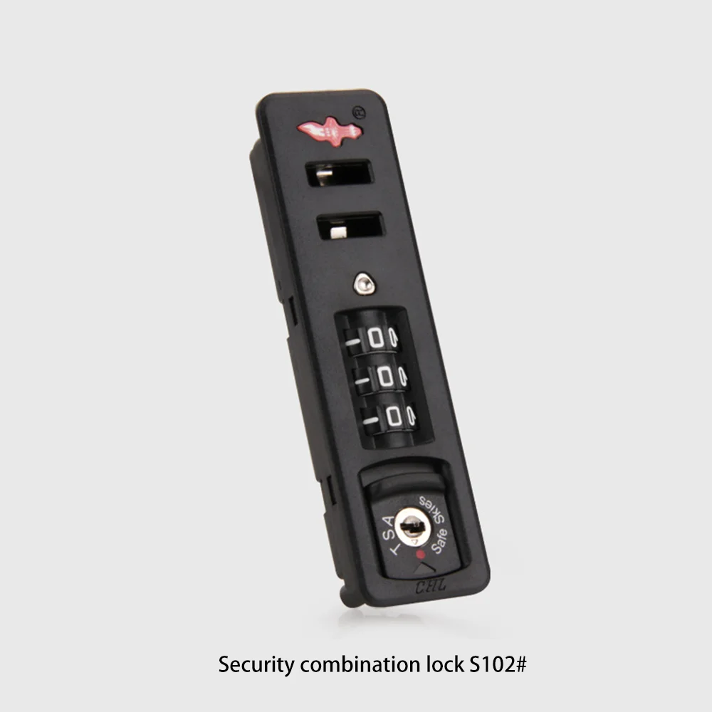 Suitcase Luggage trolley case Luggage accessories Fixed lock Combination lock security anti-theft solid lock head