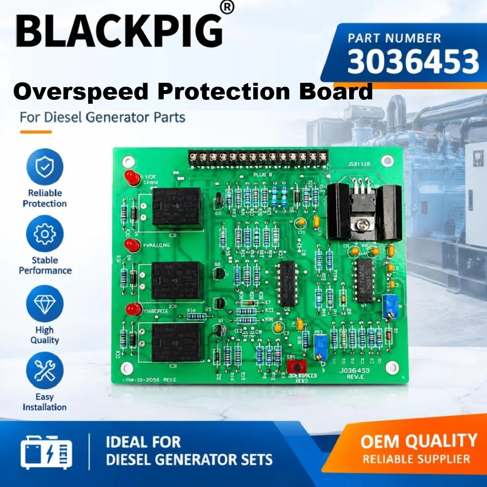 3036453 Overspeed Protection Board For Cummins NT855 K19 Diesel Generator Overspeed Control Board Good Imported Components