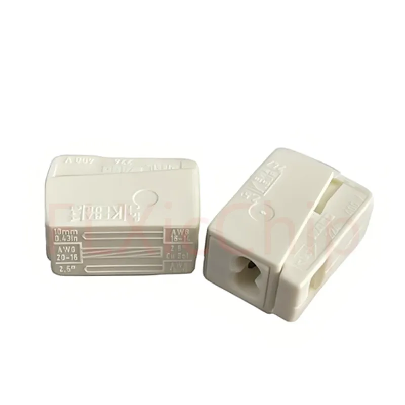 100PCS/box 224-101 224-112 wago terminal Lighting fixture docking connector wire joint quick insulation spring type New