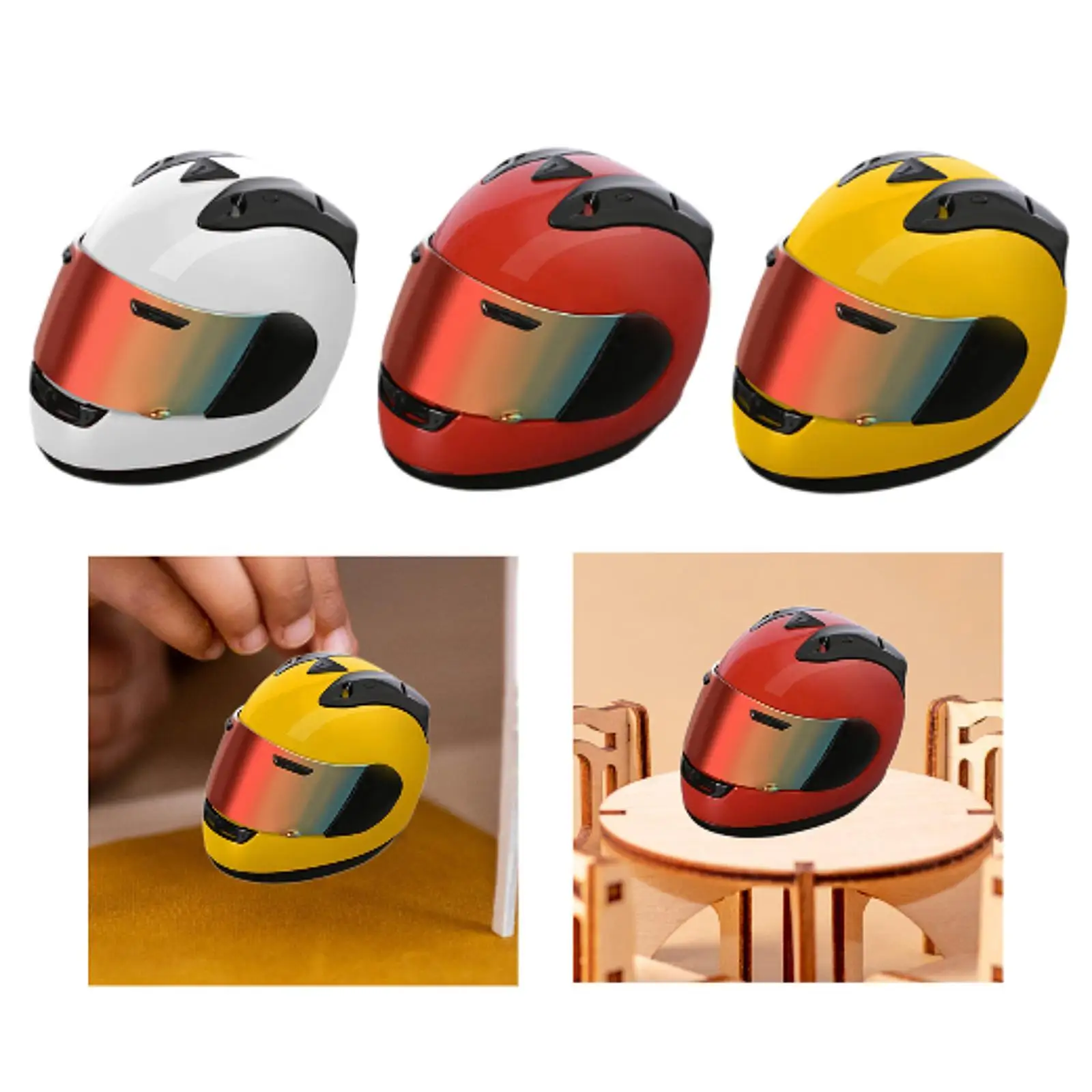 1/6 schaal straatfiets helm foto rekwisieten cosplay miniatuur pop kostuum harde hoed voor 12 ''mannelijke poppen figuur kostuum accessoires