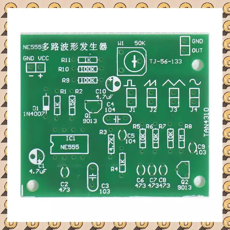 A003 2X синусоидальный треугольный прямоугольный NE555 многоканальный модуль генератора сигналов DIY наборы