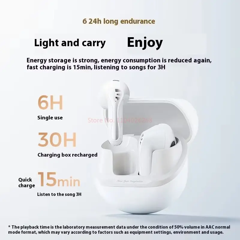 SoundPEATS Air5 Lite سماعة أذن لاسلكية مع 2 ميكروفونات AI للحد من الضوضاء مرحبا الدقة SISA صوت مسكن نصف في الأذن سماعات أذن مخصصة للألعاب #5