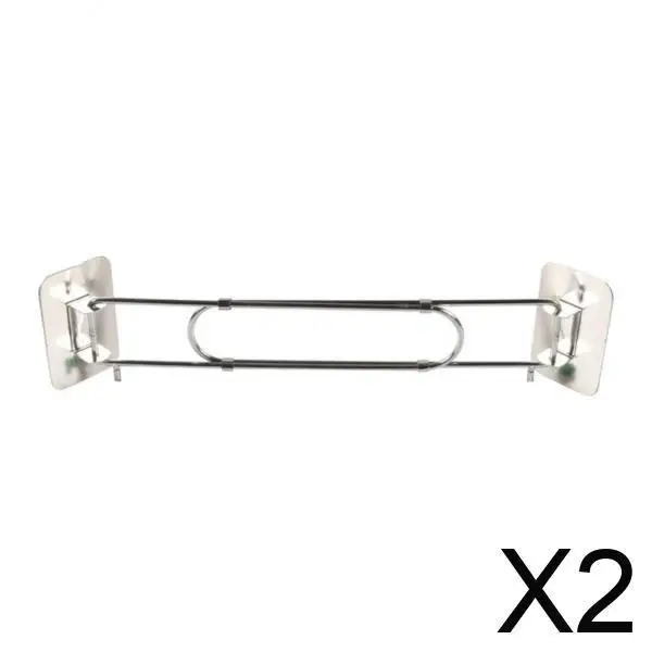 

Bathroom Storage Rod for RV Corner Shelf Stainless Steel Black Easy Installation Must Have for Single Bathroom Trailer