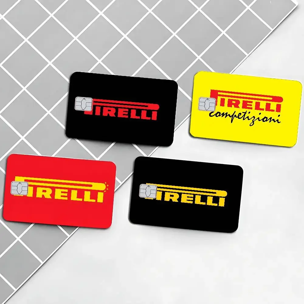 Pirel-lis Tires 2024 Anime Cartoon Skin Stickers Film Tape Case for Big Credit Debit Card Front Side