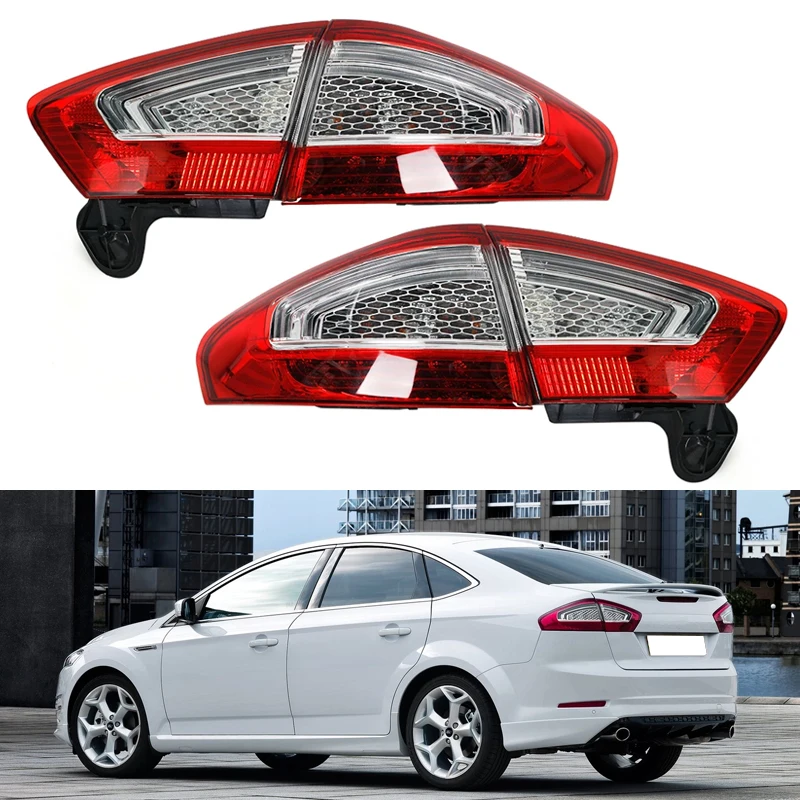 

Задний фонарь в стиле поп-автомобиля для Ford Mondeo Fusion 2011 2012, DRL, стоп-сигнал, указатель поворота, автомобильные аксессуары