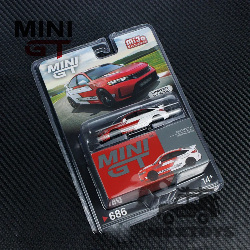 

MINI GT Mijo 1:64 Civic Type R 2023 Pace Car Red LHD Model Car