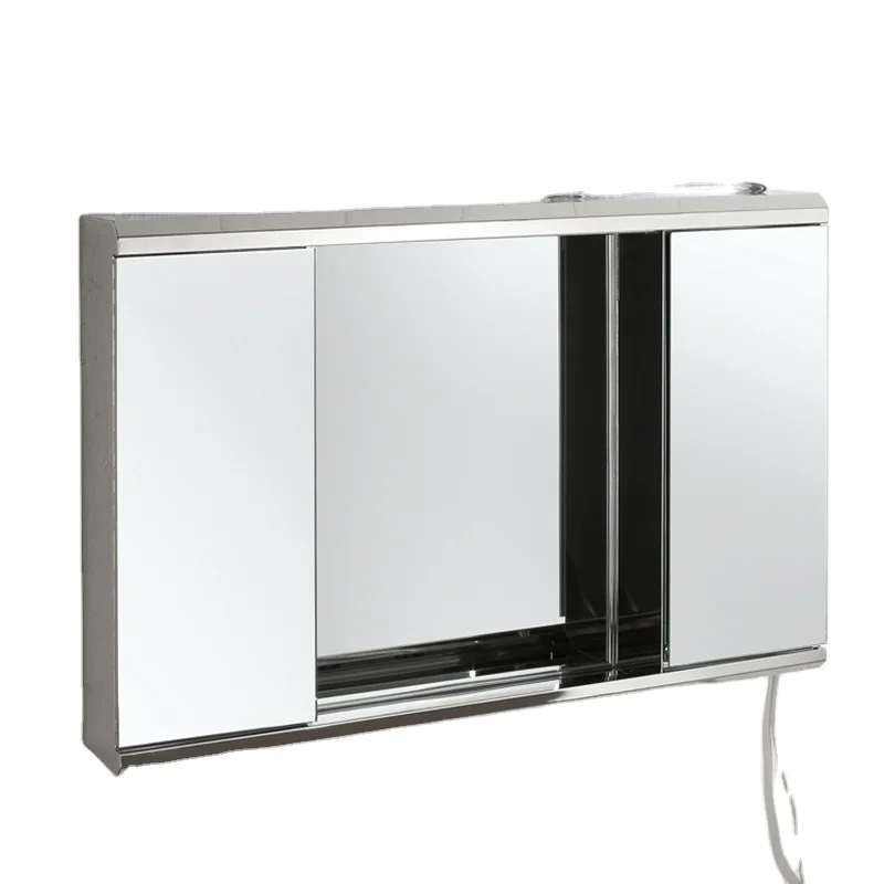 

Contemporary Wall Bathroom Mirror Cabinet With Light