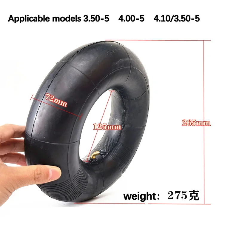 12inch 4.00-5 Inner Tube & Outer Tire For Buggy Quad Bike Elderly Electric Scooter Old  Sweeper Pneumatic  Rubber