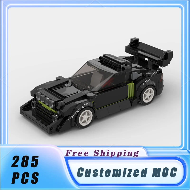 Classical Speed Vehicle MOC 1986 RS200 PIKES PEAK Building Blocks Assemble Model Sets DIY Children's Toys Christmas Gifts