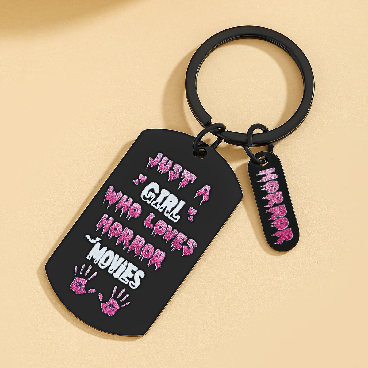 هدية لمحبي فيلم الرعب لفيلم الرعب، عشاق الأفلام المخيفة، الممثلين، هدايا المسرح، سلسلة مفاتيح قوطية