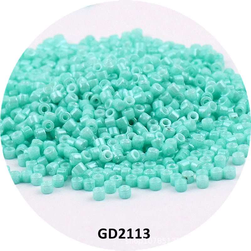 720pcs 2mm Opaque Beads Japanese Glass Bead Uniform Wear Resistant Spacer Beads for DIY Women Garments Accessories