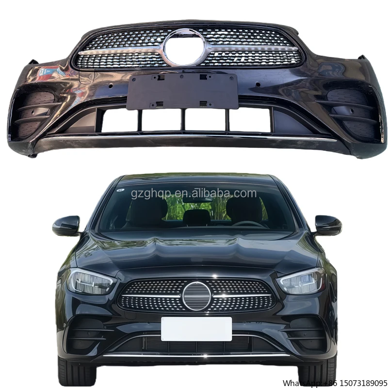 

Оригинальная решетка переднего бампера автомобиля, совместимая с E-Class W213 Sport Edition, черный комплект бампера 2021-2023