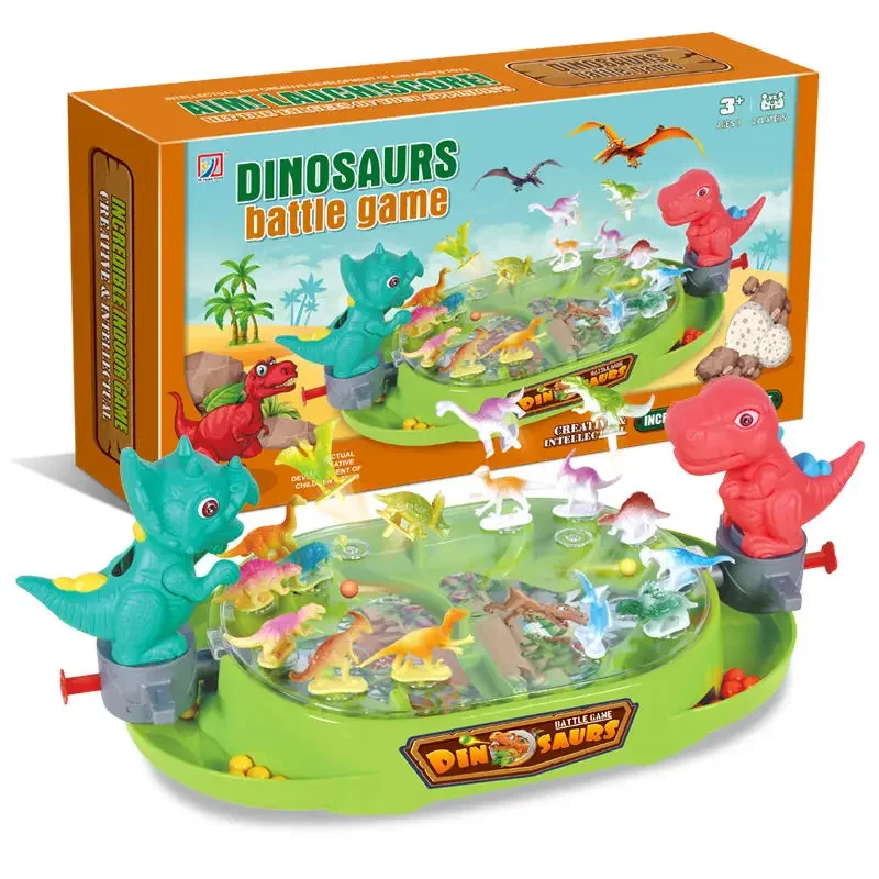 Kids Dinosaur Board Game Tank Catapult Ball  Interactive Competitive Educational Toys Two players interactive juegos de mesa