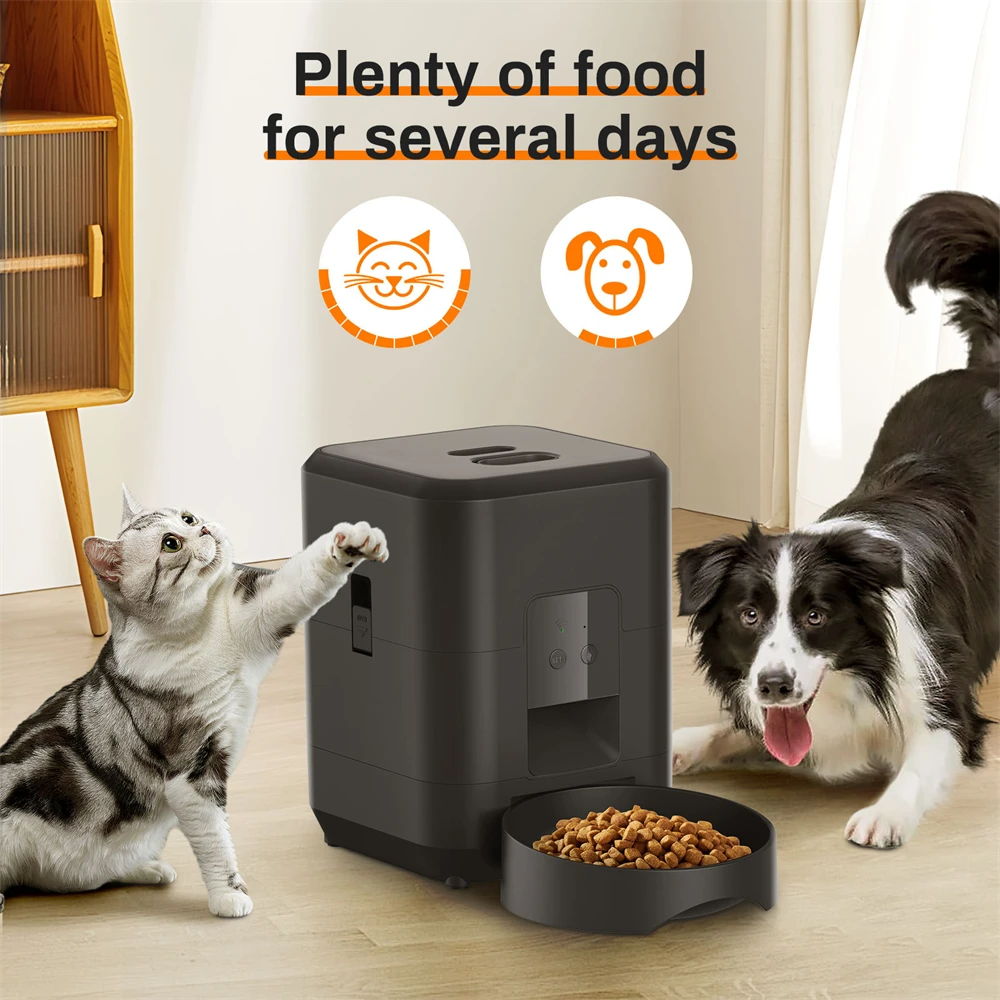 新しい自動ペットフィーダー WiFi バージョン自動猫フード - Pet Supplies Distributor のレビューと価格