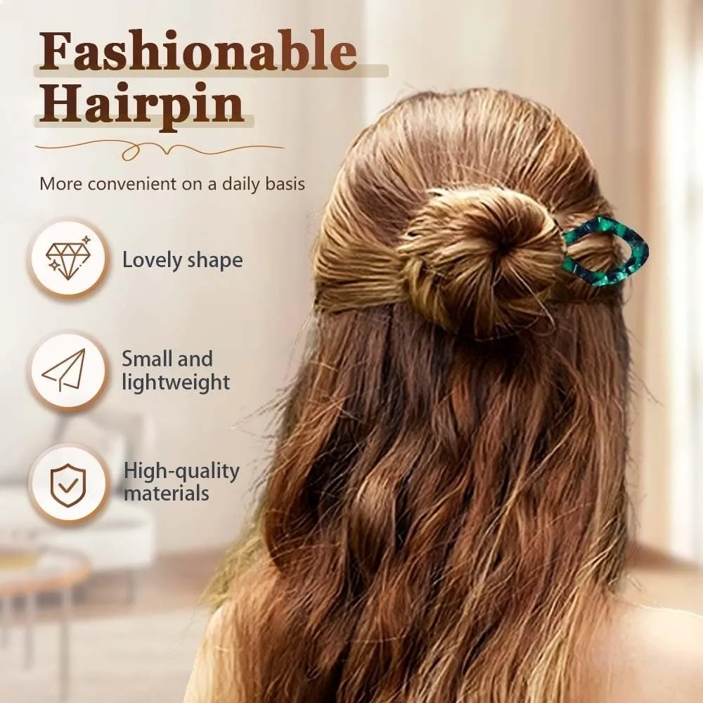 Hairstyle Tool Hair Accessories French Hair Pins Headbands Acetate Hair Clips Headwear Geometric Design Hairpins