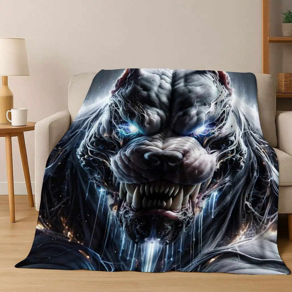 

26 Style French Bulldogs Pit Bull Dogs Flannel Blanket,Cozy Soft Throw Blanket for Home Bedroom Bed Sofa Picnic Cover Kids Gift