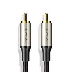 Coaxial Digital Audio Cable Subwoofer Cable RCA Male To Male HiFi 5.1 SPDIF Stereo Coaxial Audio Cord for Home Theater HD TV Amp