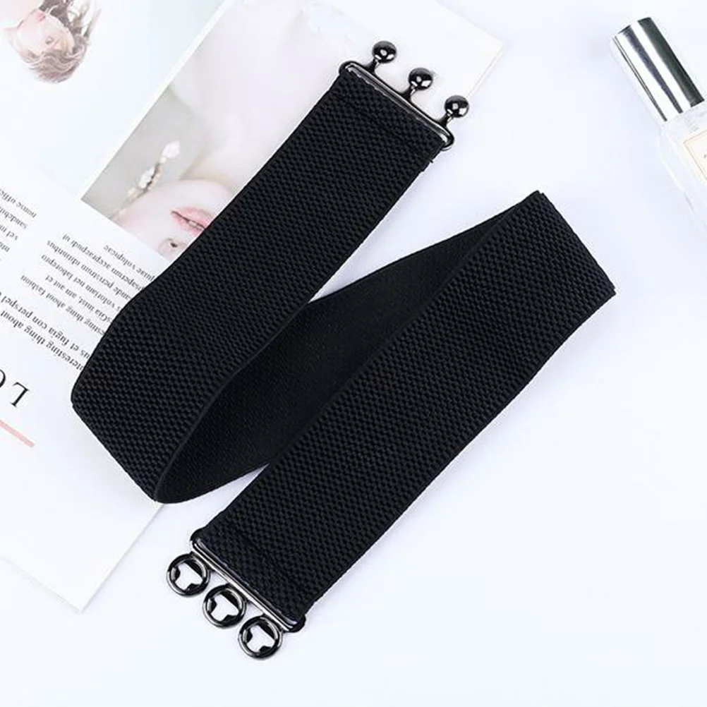 

1Pcs Elastic Waist Belt Wide Decorative Girdle for Women Fashion Dress Jeans Pants Waist Belt Waistband Elastic Waistband