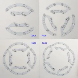 LED block with optical lens white light LED module 6000K 6500K light source be used in ceiling lamp etc Horsesh board 9W 12W/pcs