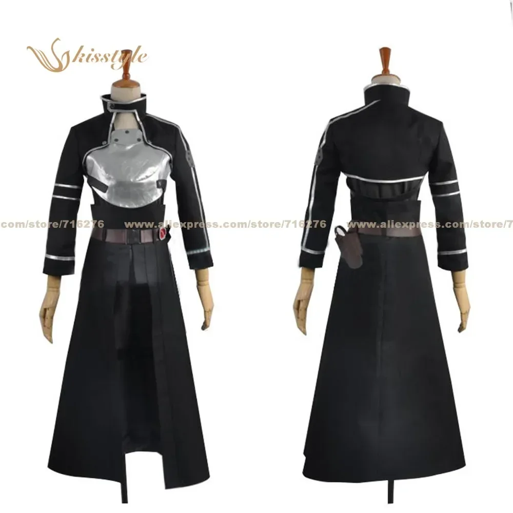 

Аниме Sword Art Online II SAO Phantom Bullet Kirito Kazuto Kirigaya Uniform COS Косплей Костюм, принимаются по индивидуальному заказу