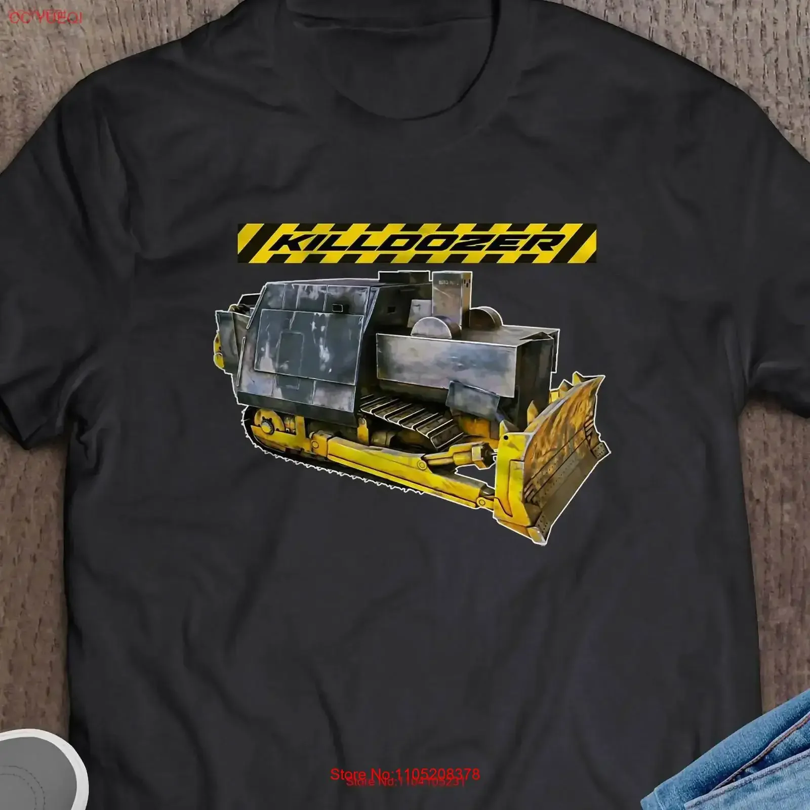 Killdozer T Shirt Legendary Marvin Heemeyer Tribute Bulldozer vintage Washed Top For Everyday Wear streetwear Versatile homme