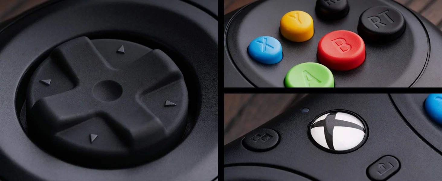 8BitDo M30 für Xbox Series Gamepad, kabelgebundener Controller und Unterstützung für Xbox Series X | S/Xbox One/Windows 10/11 BALCK USB – Detail 4
