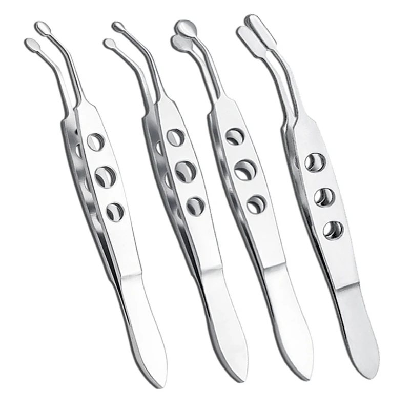 

Ophthalmic Tweezers Clamp Metal Palpebral Gland Massager Meibomian Flap Eyelid Forceps Rolling Clip Eye Massage Stick Tool B1